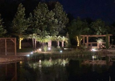 Ráckeve Termál Session Hotel trópusi park éjjel